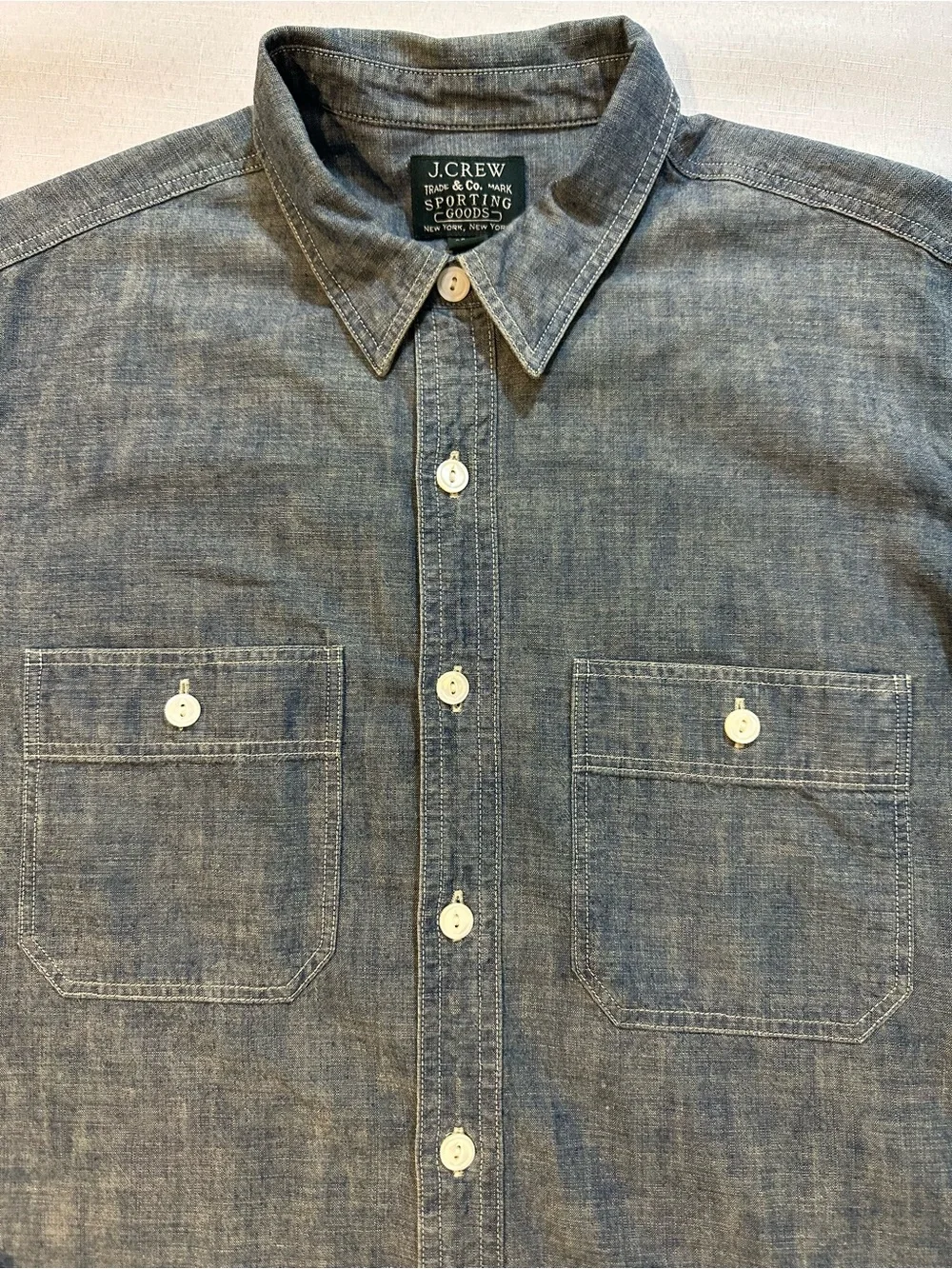 J.Crew Sporting Goods Chambray Work Shirt Small